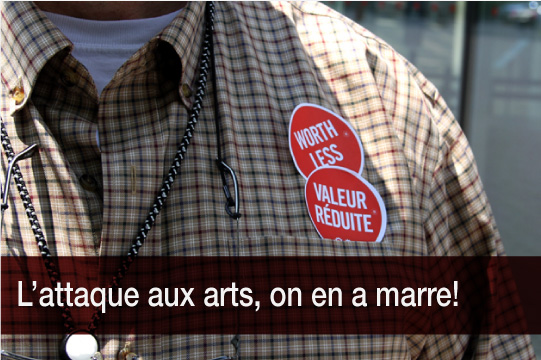 L’attaque aux arts, on en a marre!