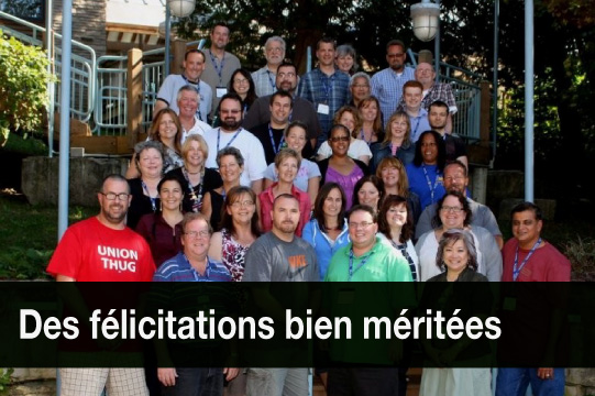 Des félicitations bien méritées