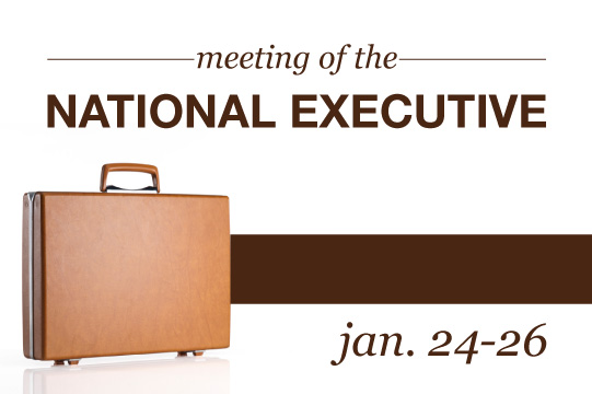 National Executive Meeting - January 2012